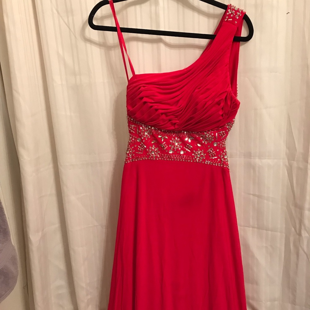 Red dress